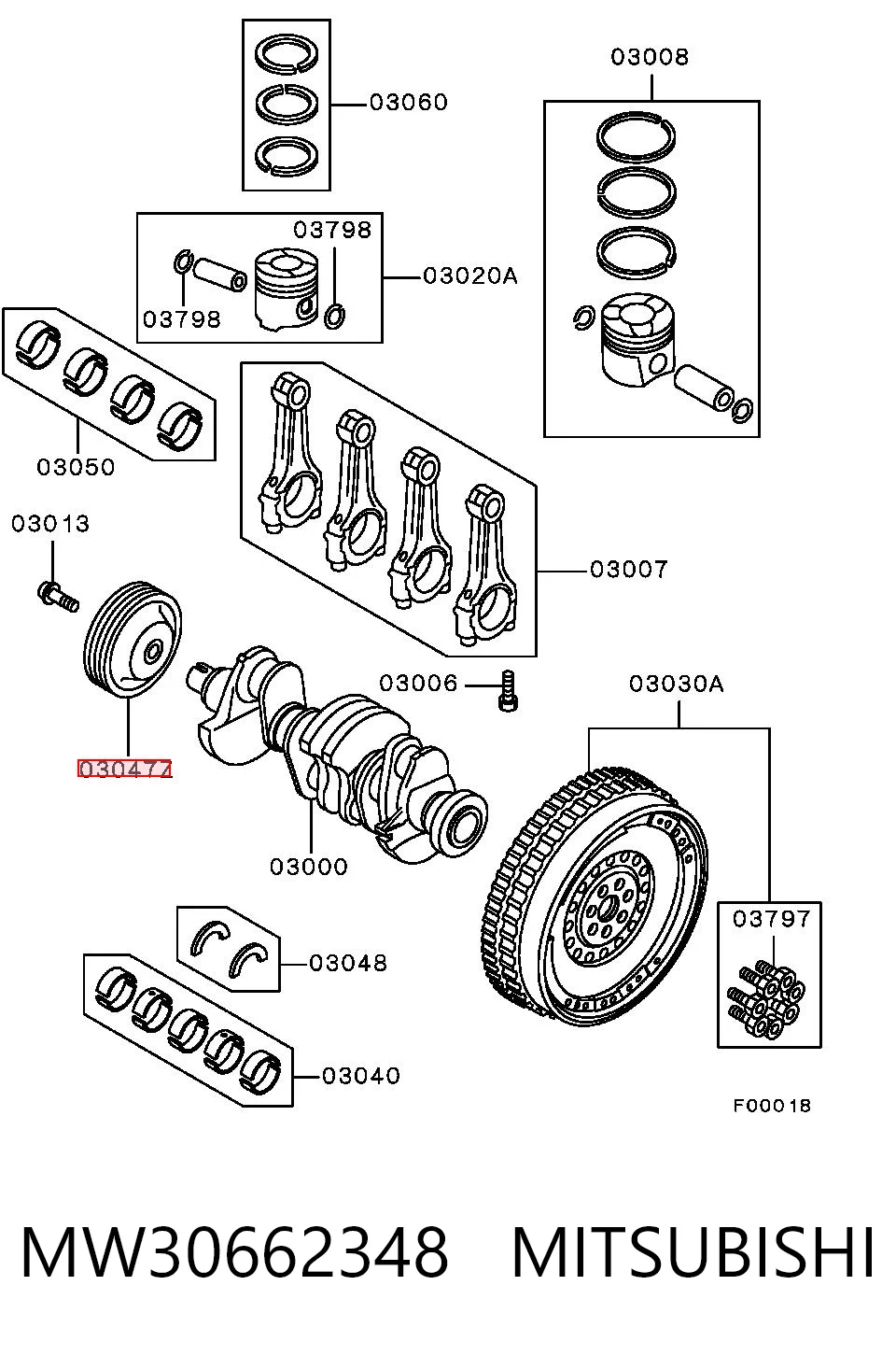 MW30662348 Mitsubishi