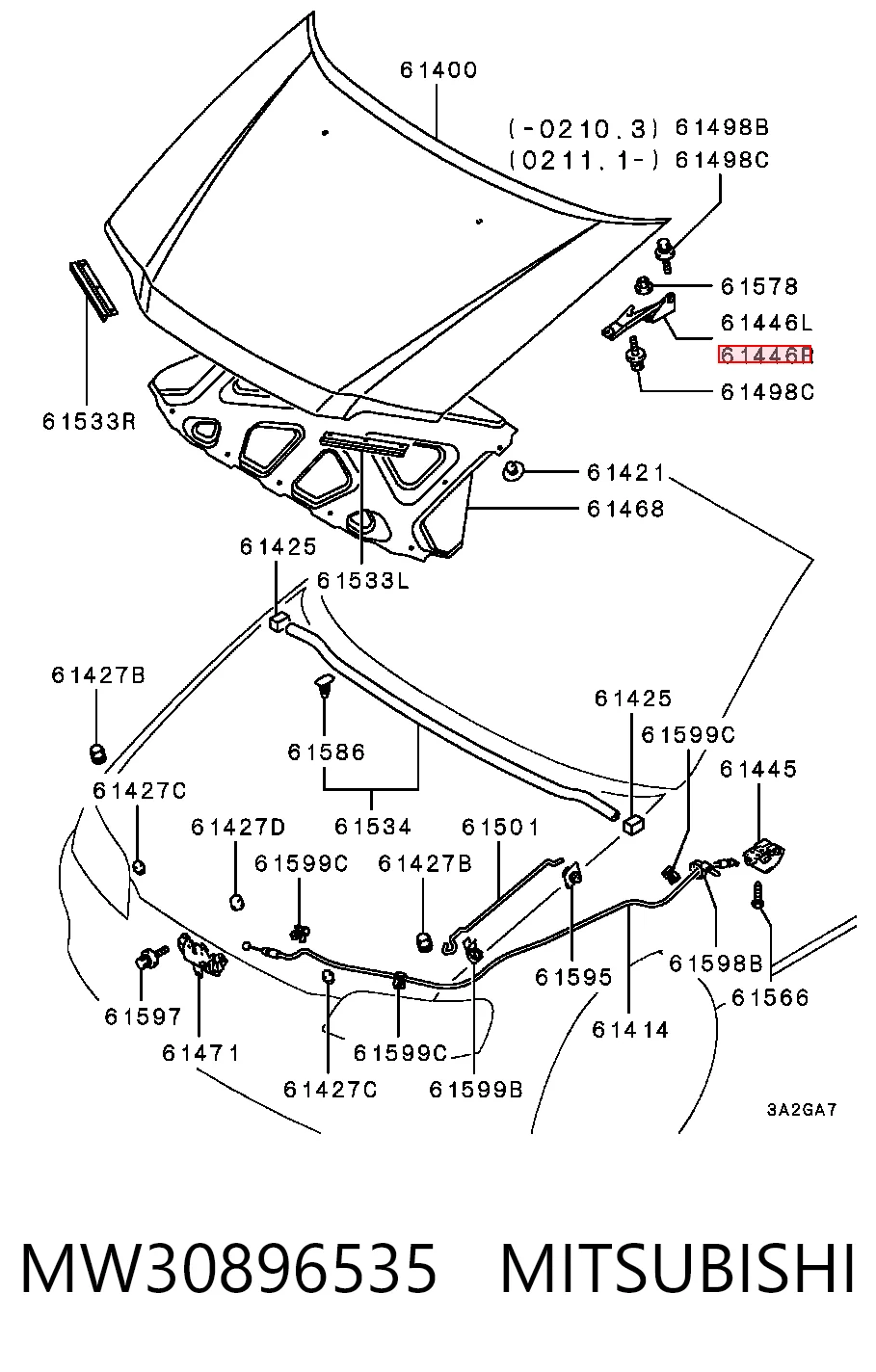 MW30896535 Mitsubishi