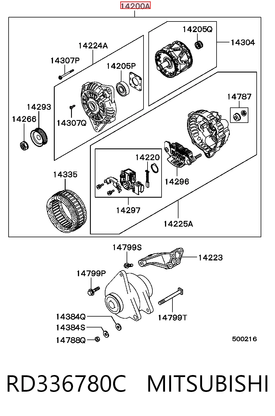 RD336780C Mitsubishi