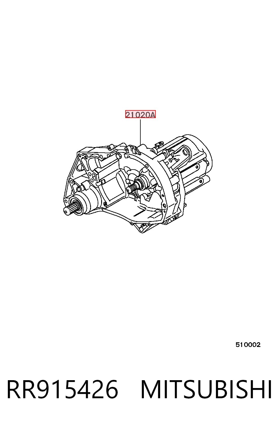 Compre Caixa de Mudança montada (caixa mecânica de velocidades) Mitsubishi Space Star 