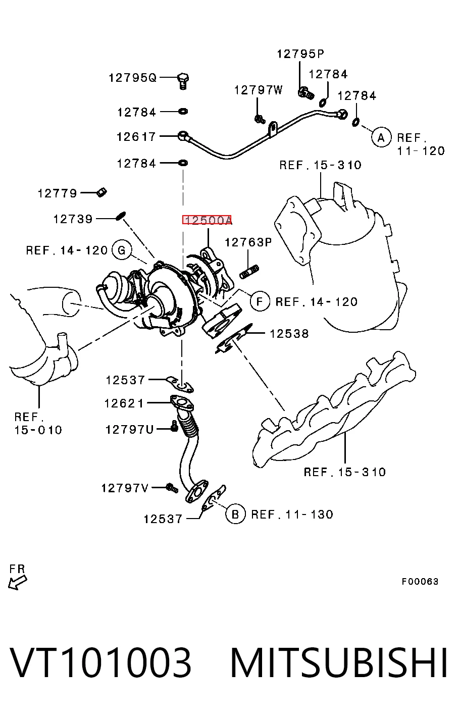  Turbina Mitsubishi L 200 IV pick-up (KA, KB) (2005 - 2015) IV