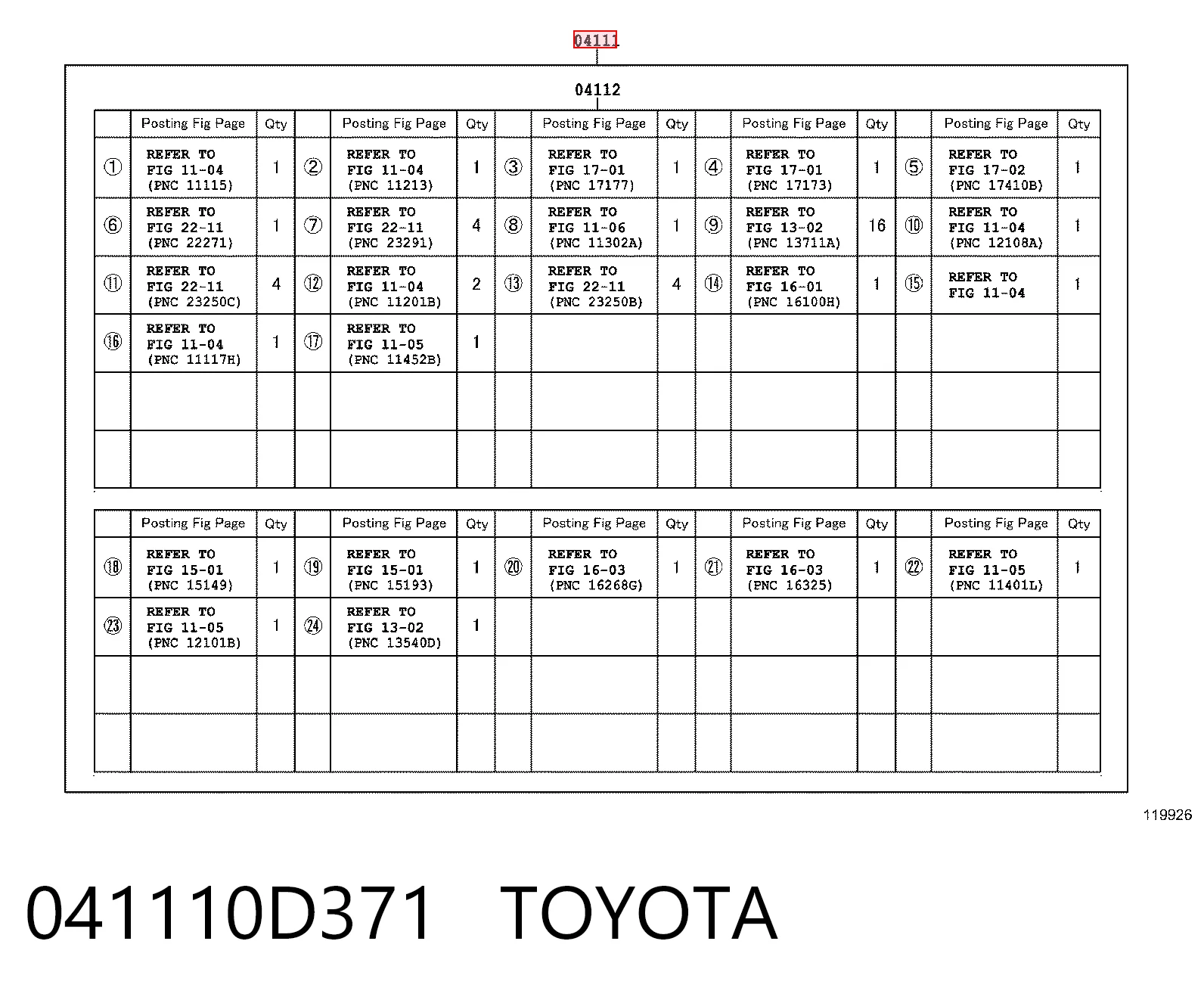  Toyota Corolla  (2004-2009)