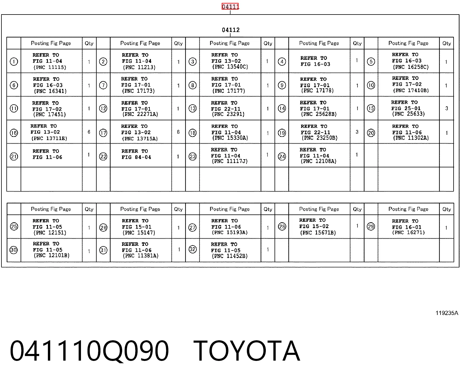 Kit de vedantes de motor completo Toyota Yaris P21 ao melhor preço