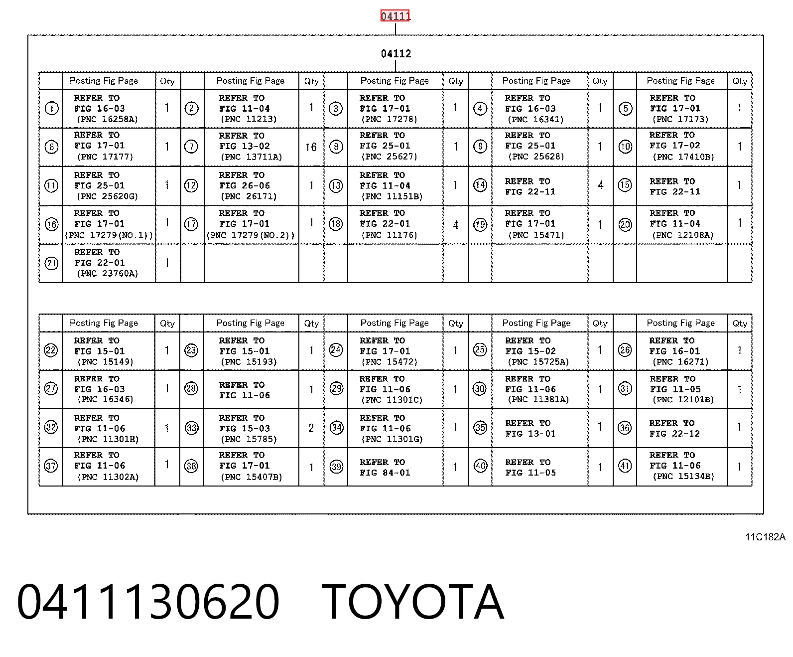 Kit de vedantes de motor completo Toyota Hilux  KUN15 ao melhor preço