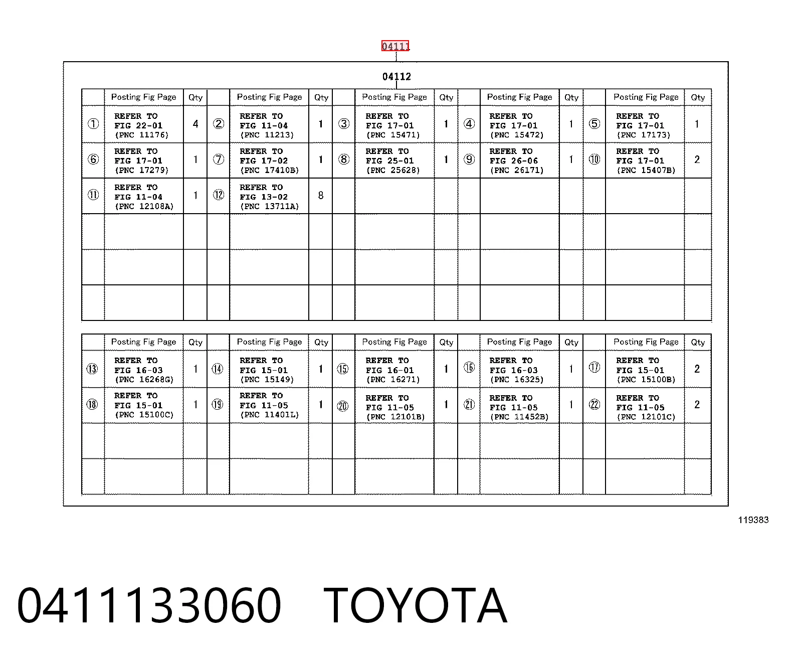 Kit de vedantes de motor completo Toyota Yaris VERSO NCP2