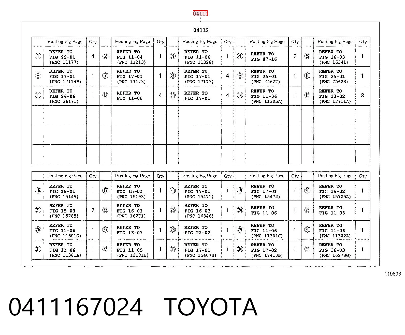 Kit de vedantes de motor completo Toyota 4 Runner preço, a partir de 145,59 USD