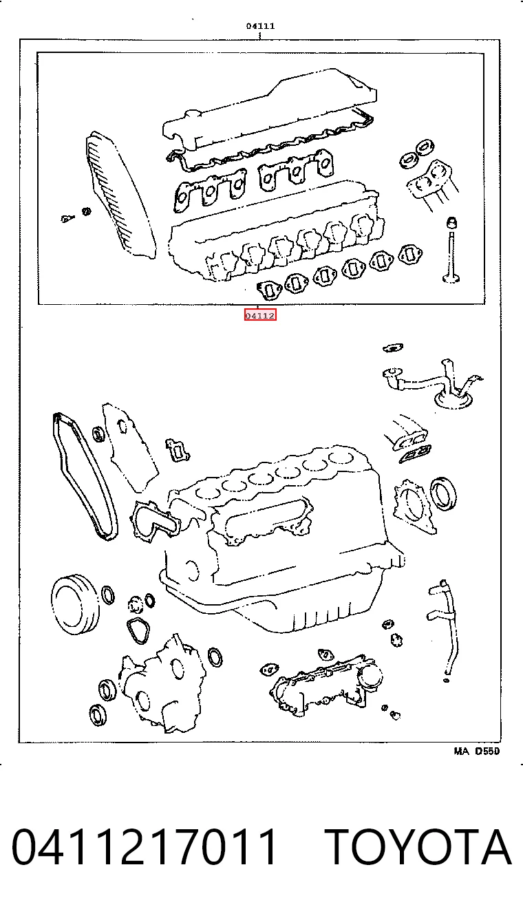 0411217011 Toyota