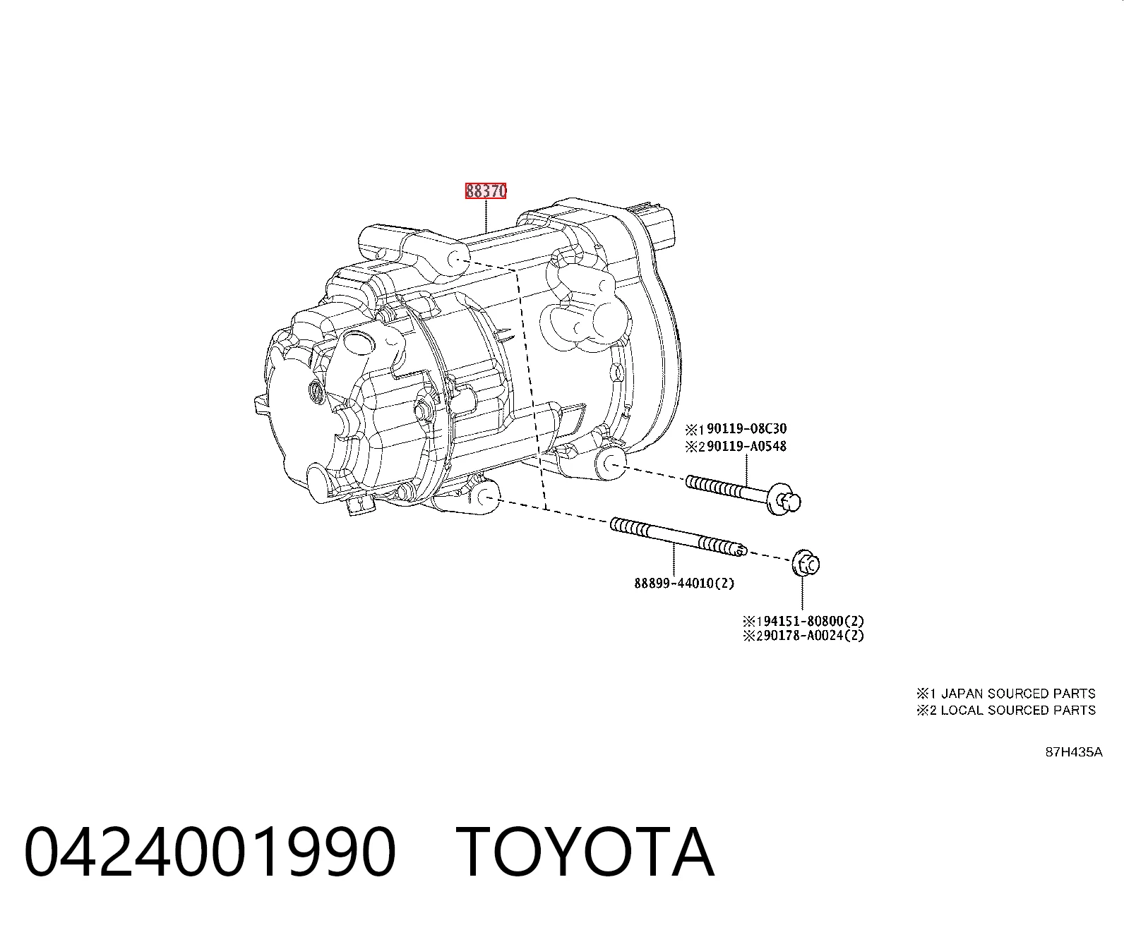 Compressor de aparelho de ar condicionado Toyota RAV4 V A5,H5