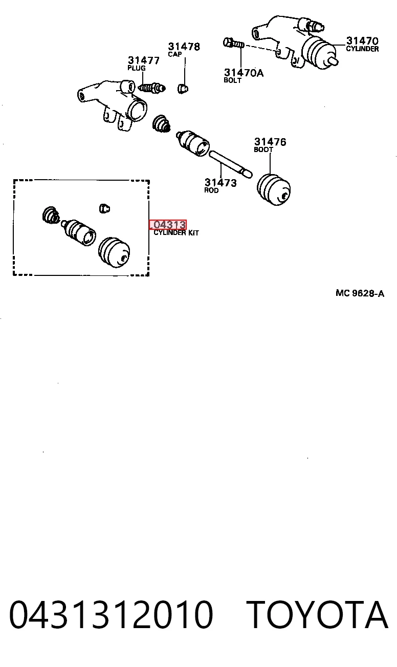 0431312010 Toyota