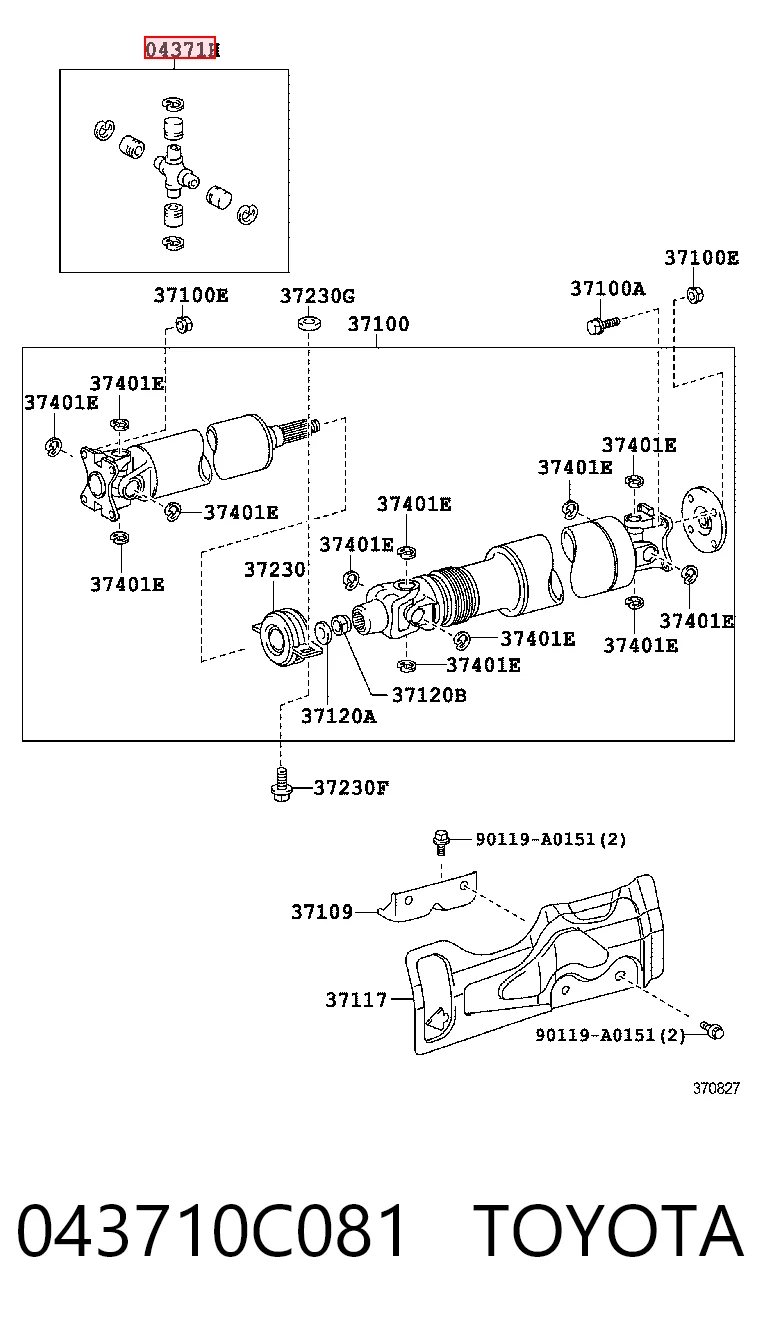 043710C081 Toyota