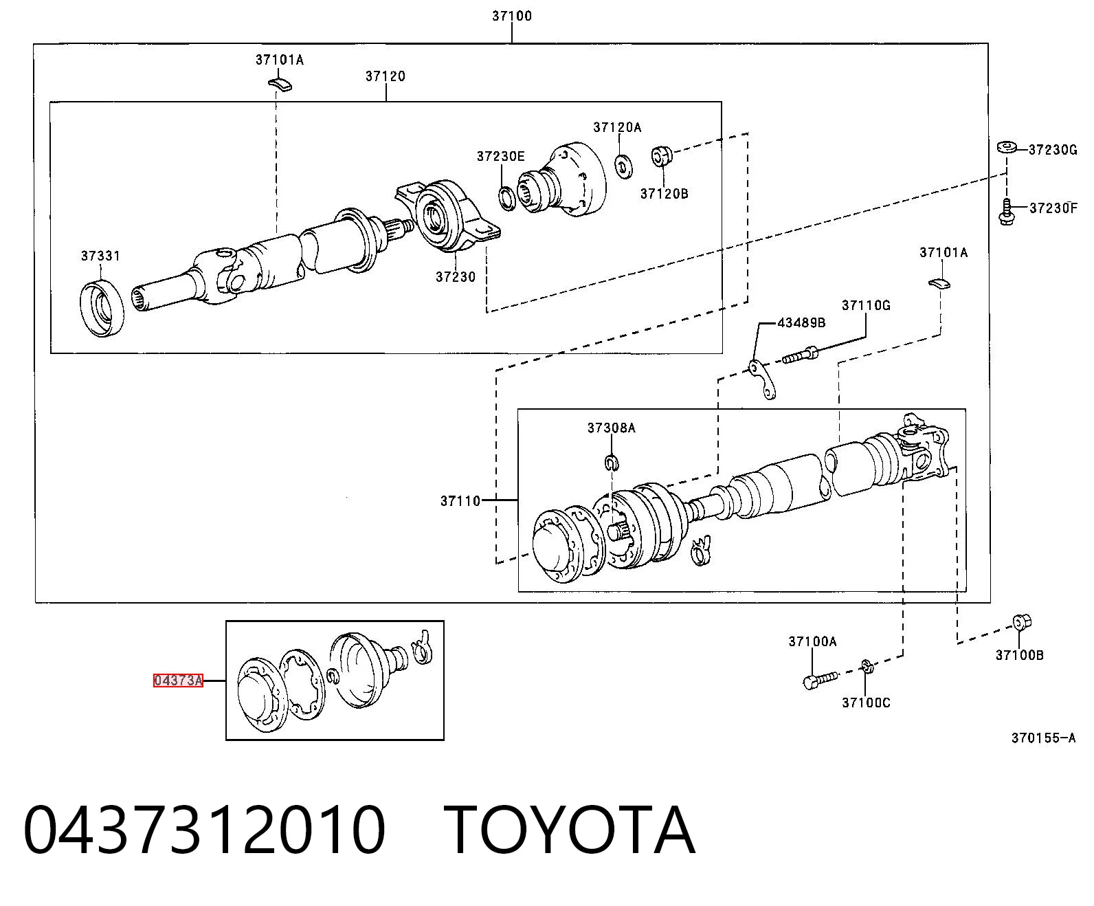 0437312010 Toyota