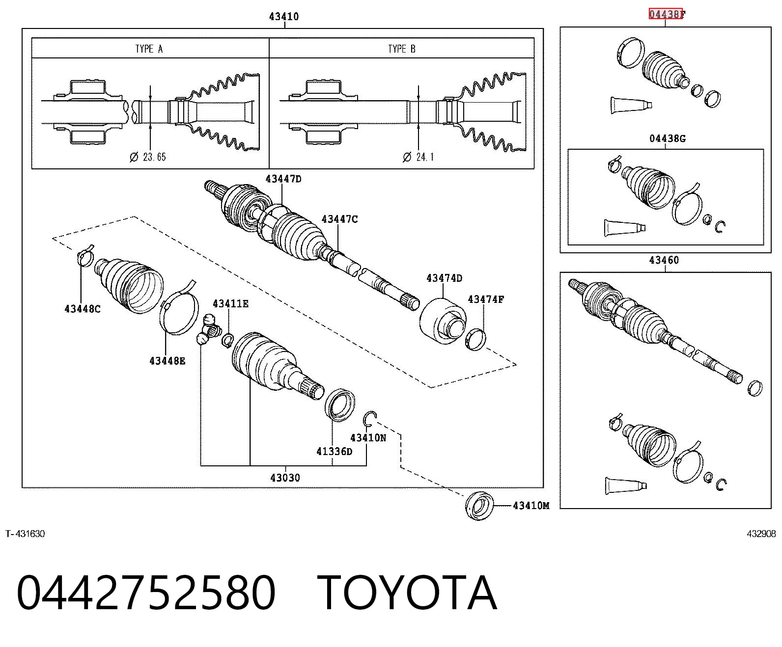 0442752580 Toyota