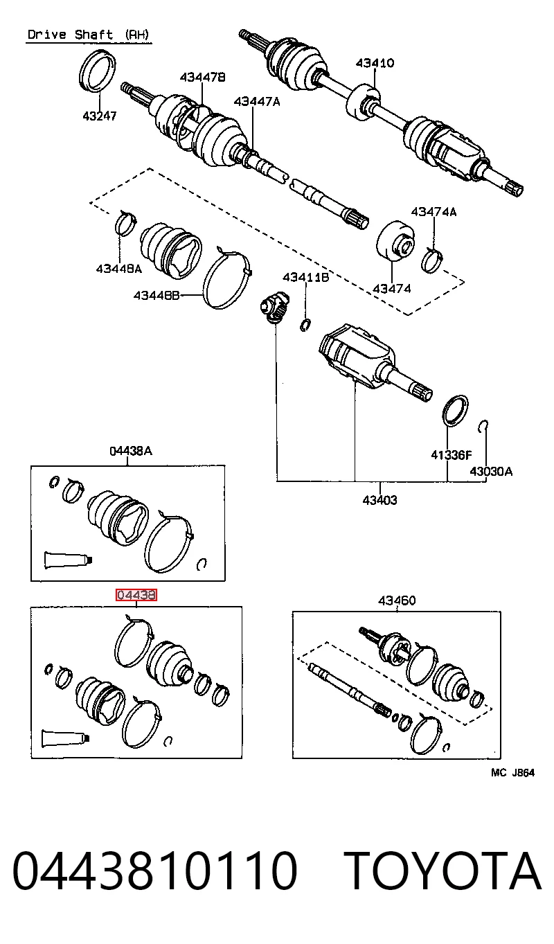 0443810110 Toyota