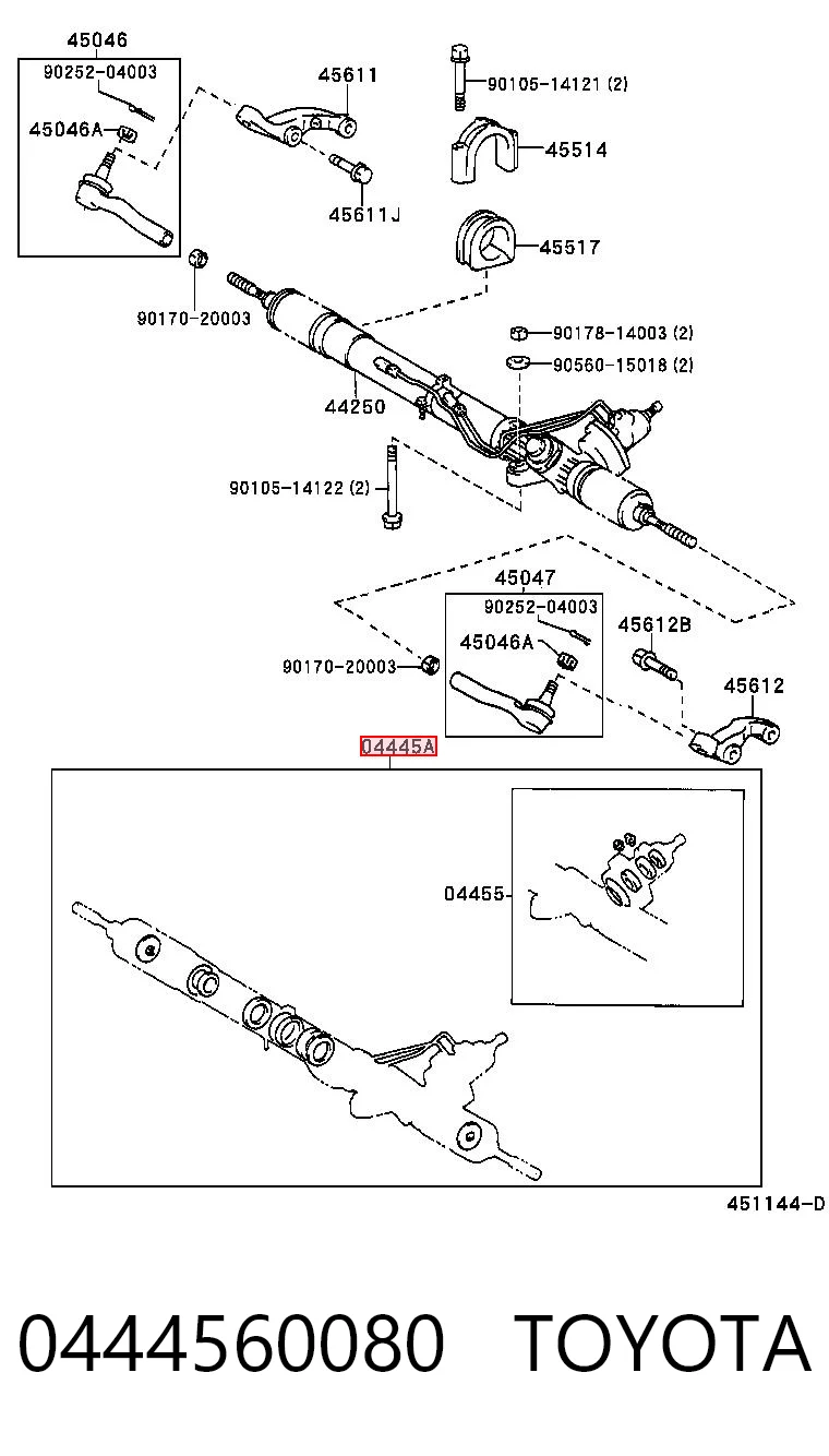 0444560080 Toyota