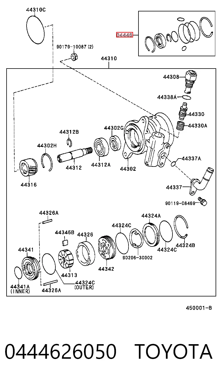 0444626050 Toyota
