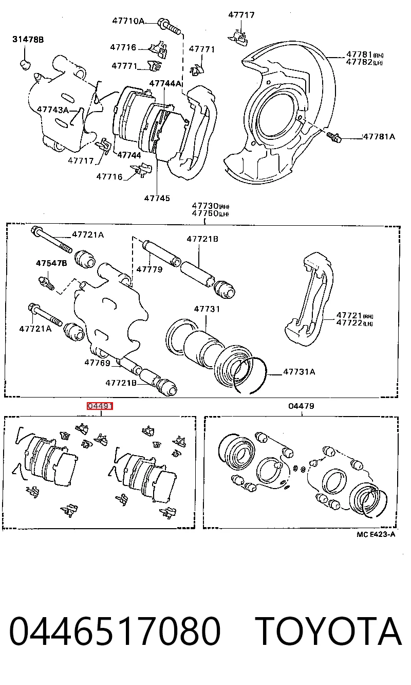 0446517080 Toyota