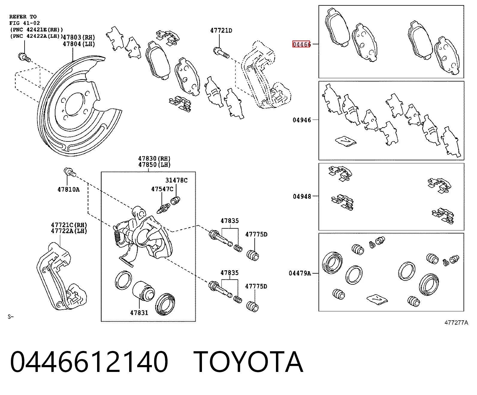 0446612140 Toyota