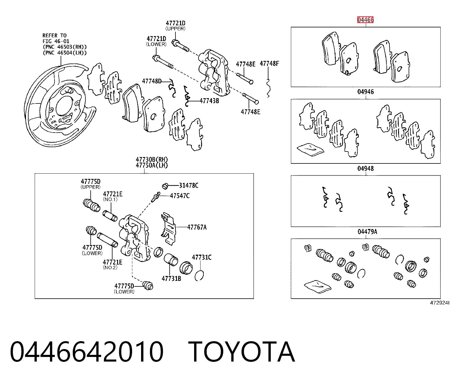  para Toyota RAV4 I (XA)