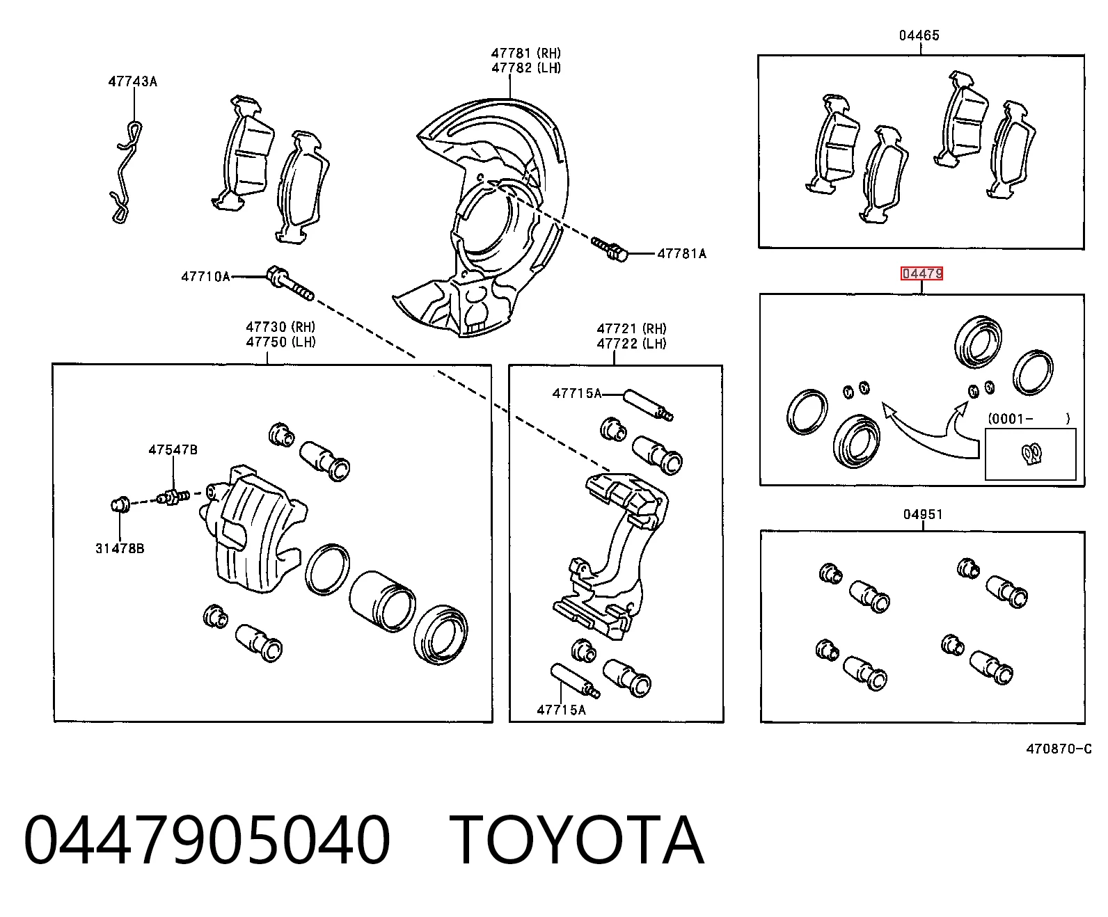 0447905040 Toyota