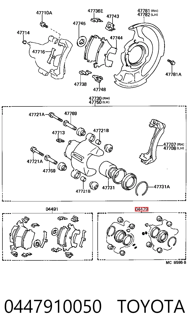 0447910050 Toyota