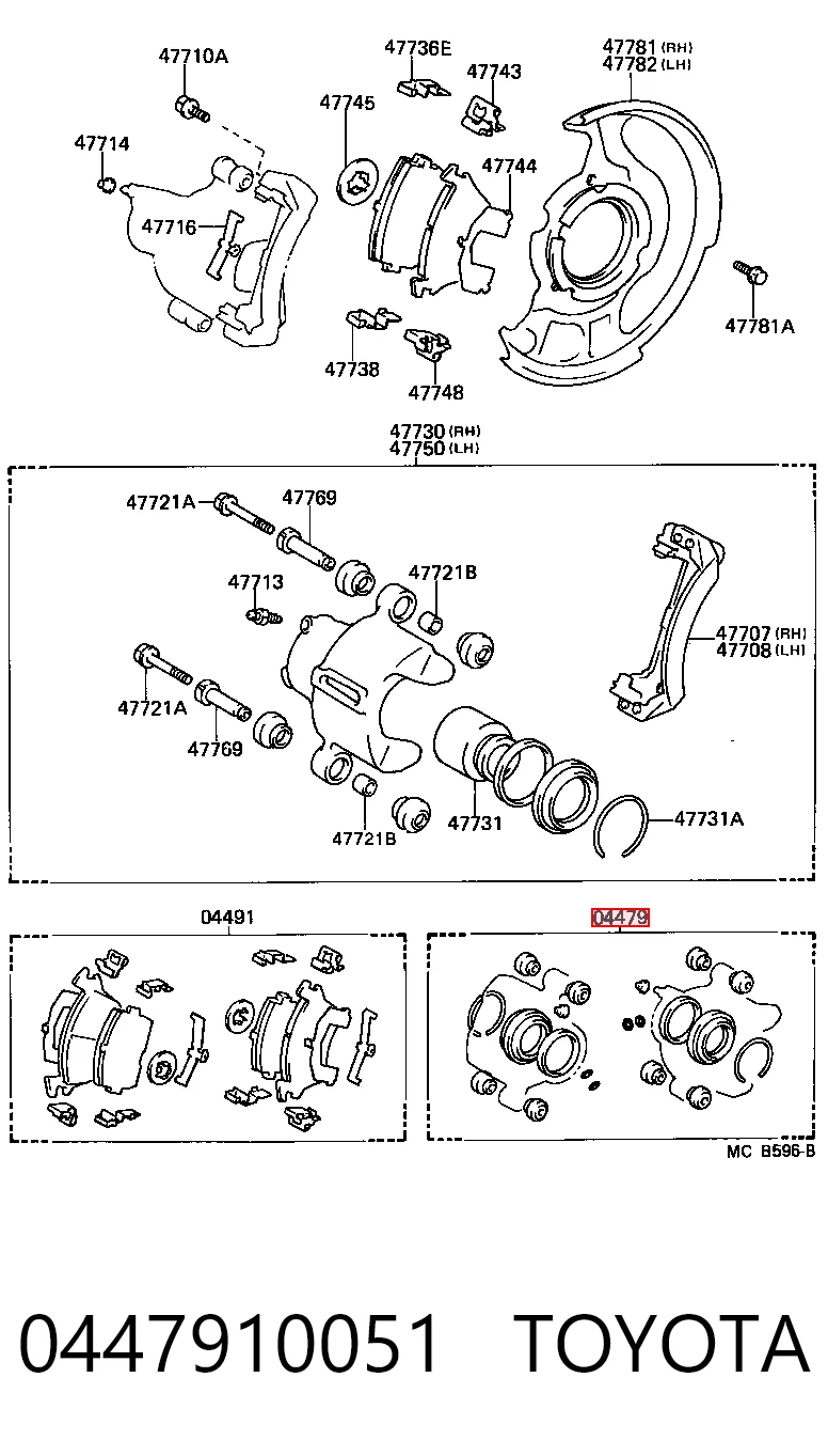0447910051 Toyota