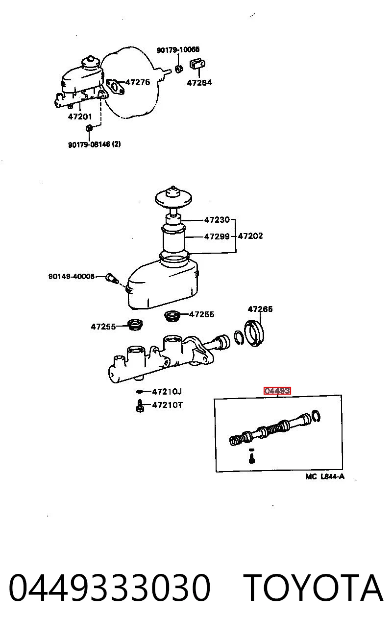 0449333030 Toyota