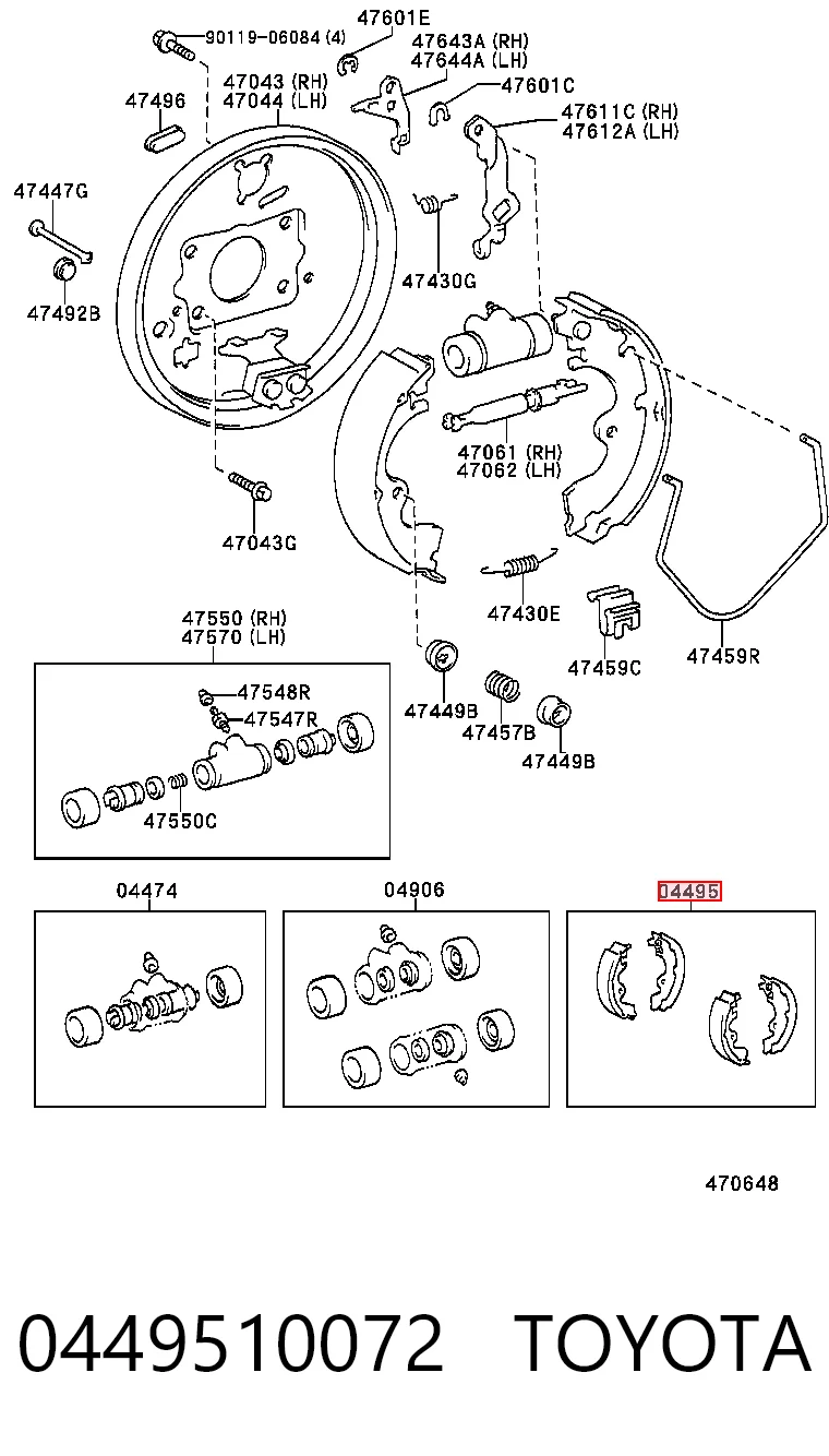 0449510072 Toyota