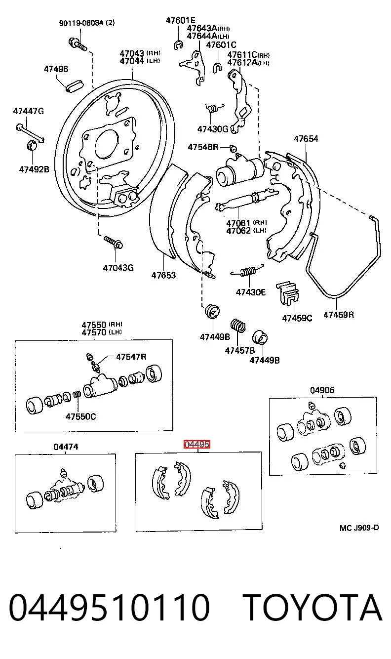 0449510110 Toyota
