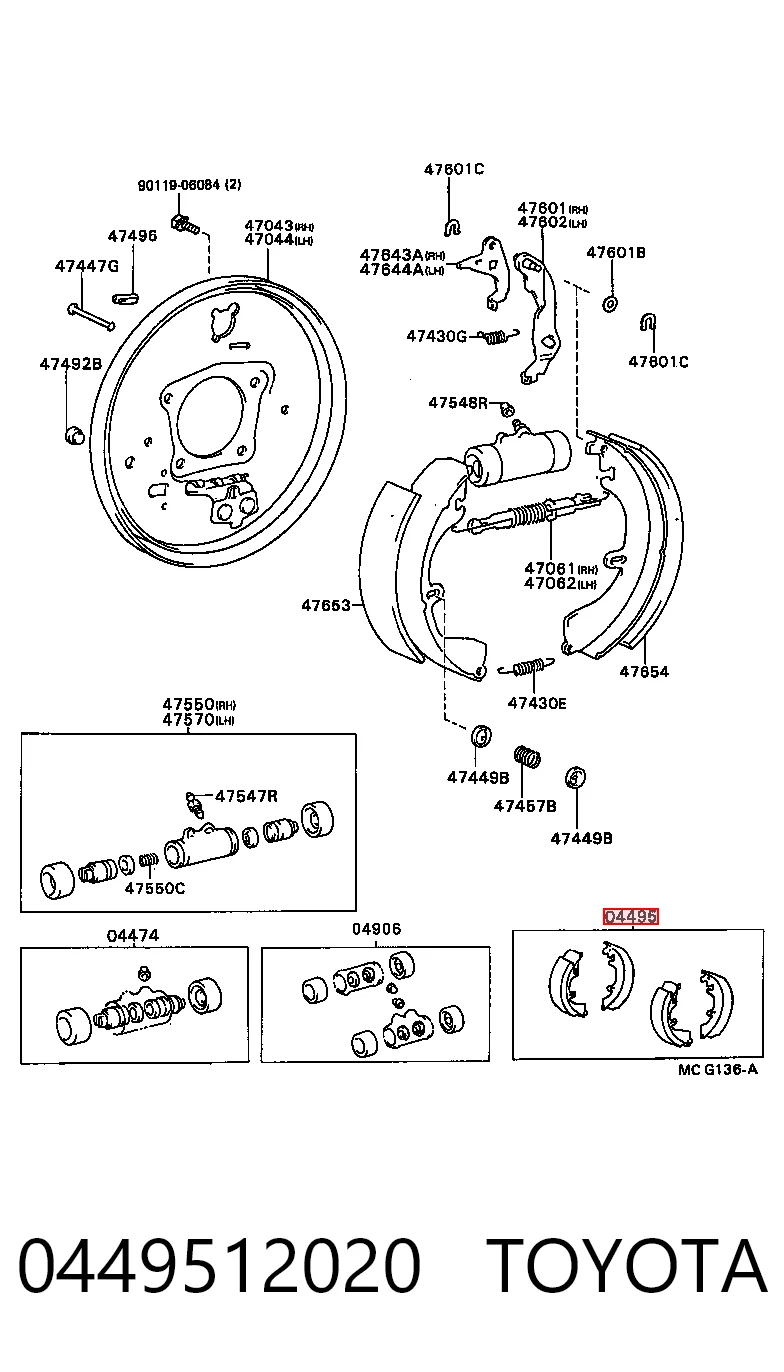 0449512020 Toyota