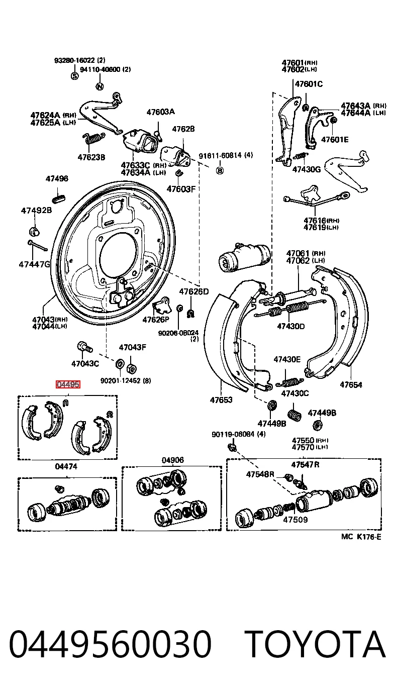 0449560030 Toyota