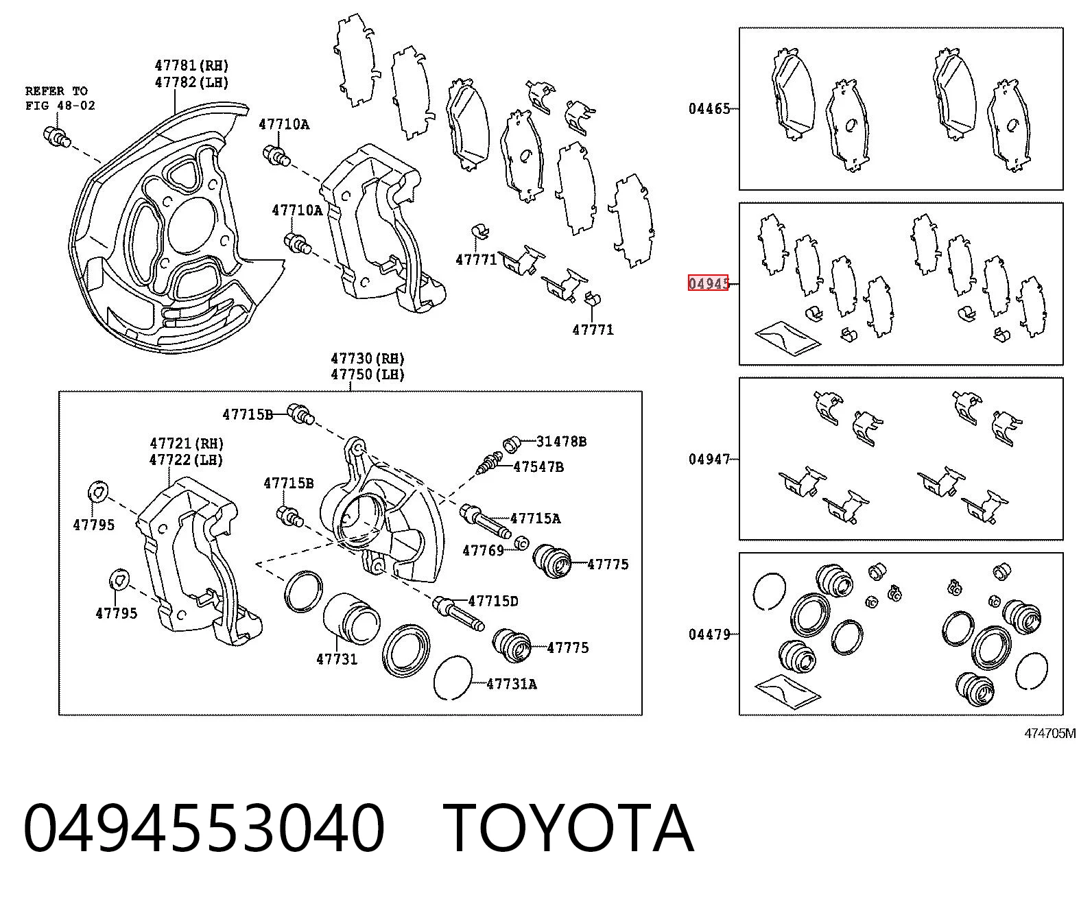 0494553040 Toyota