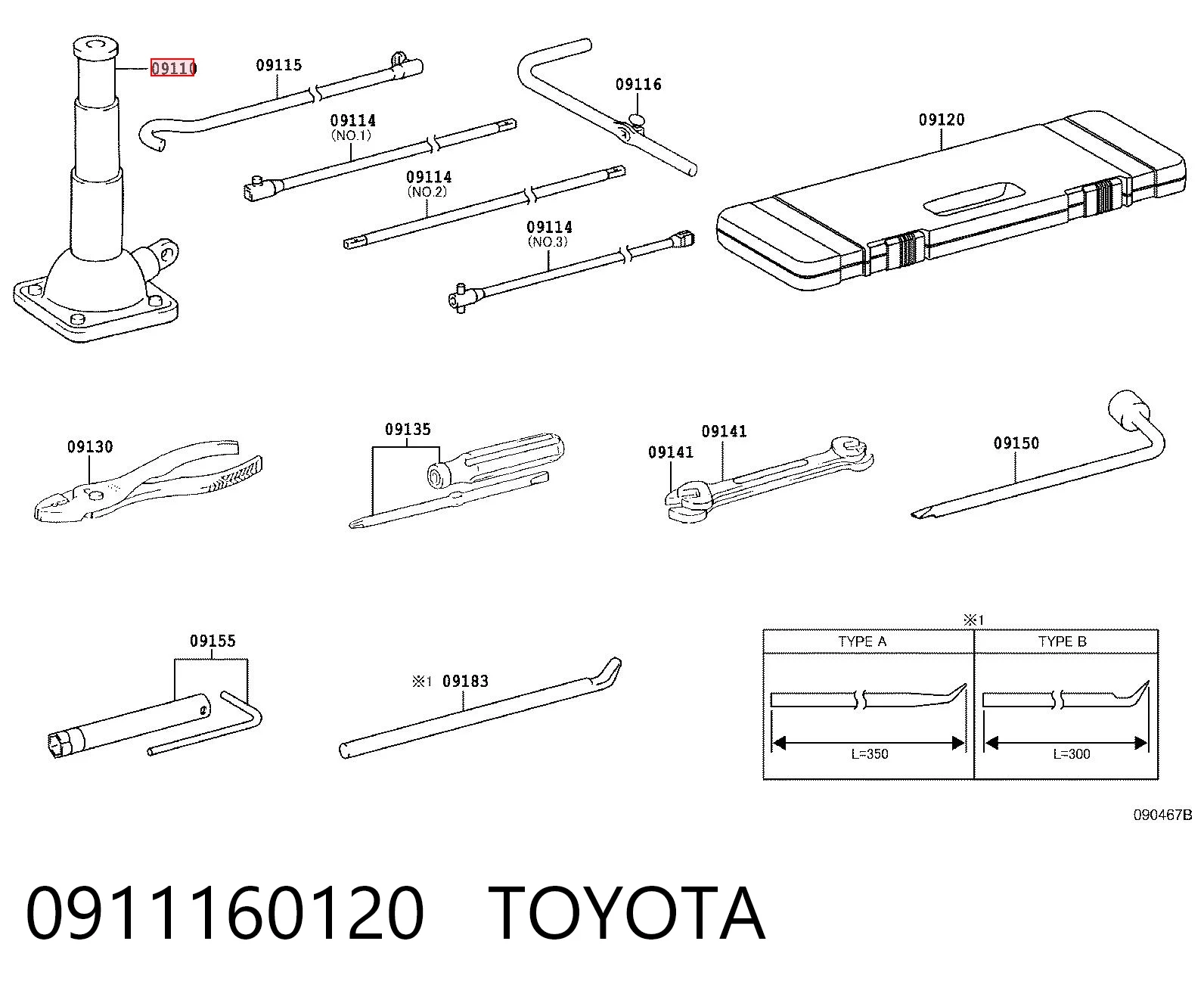 0911160120 Toyota Macaco