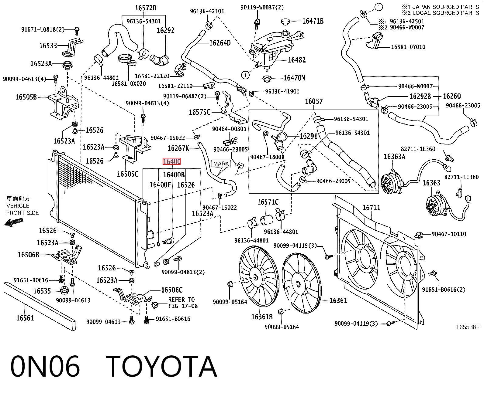 Compre Radiador de esfriamento de motor Toyota Avensis 3