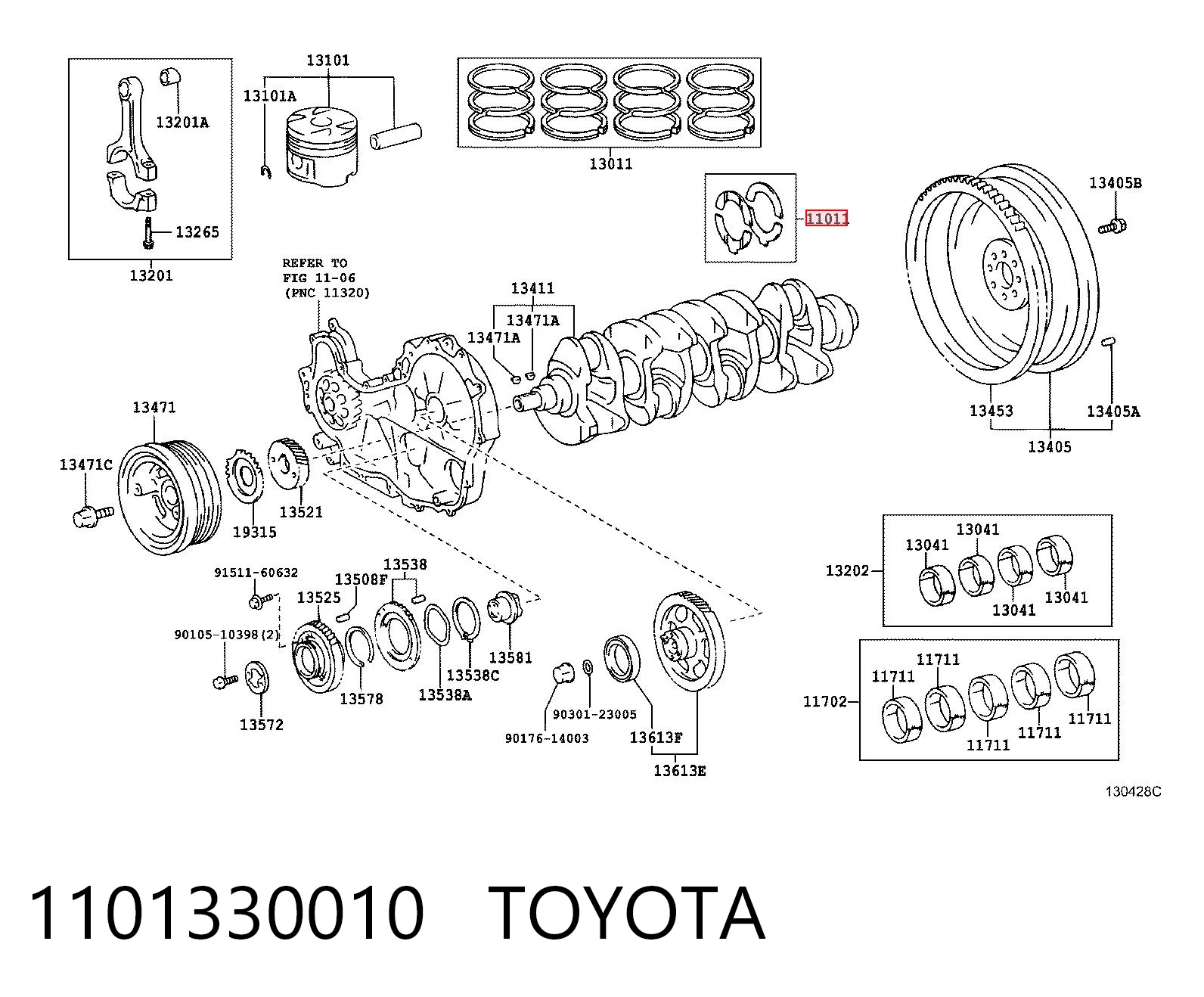 1101330010 Toyota