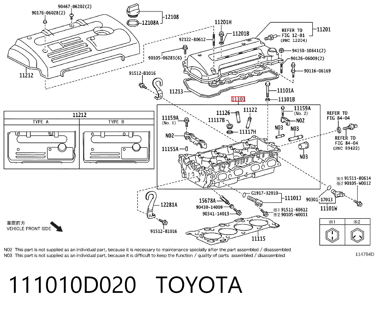 111010D020 Toyota