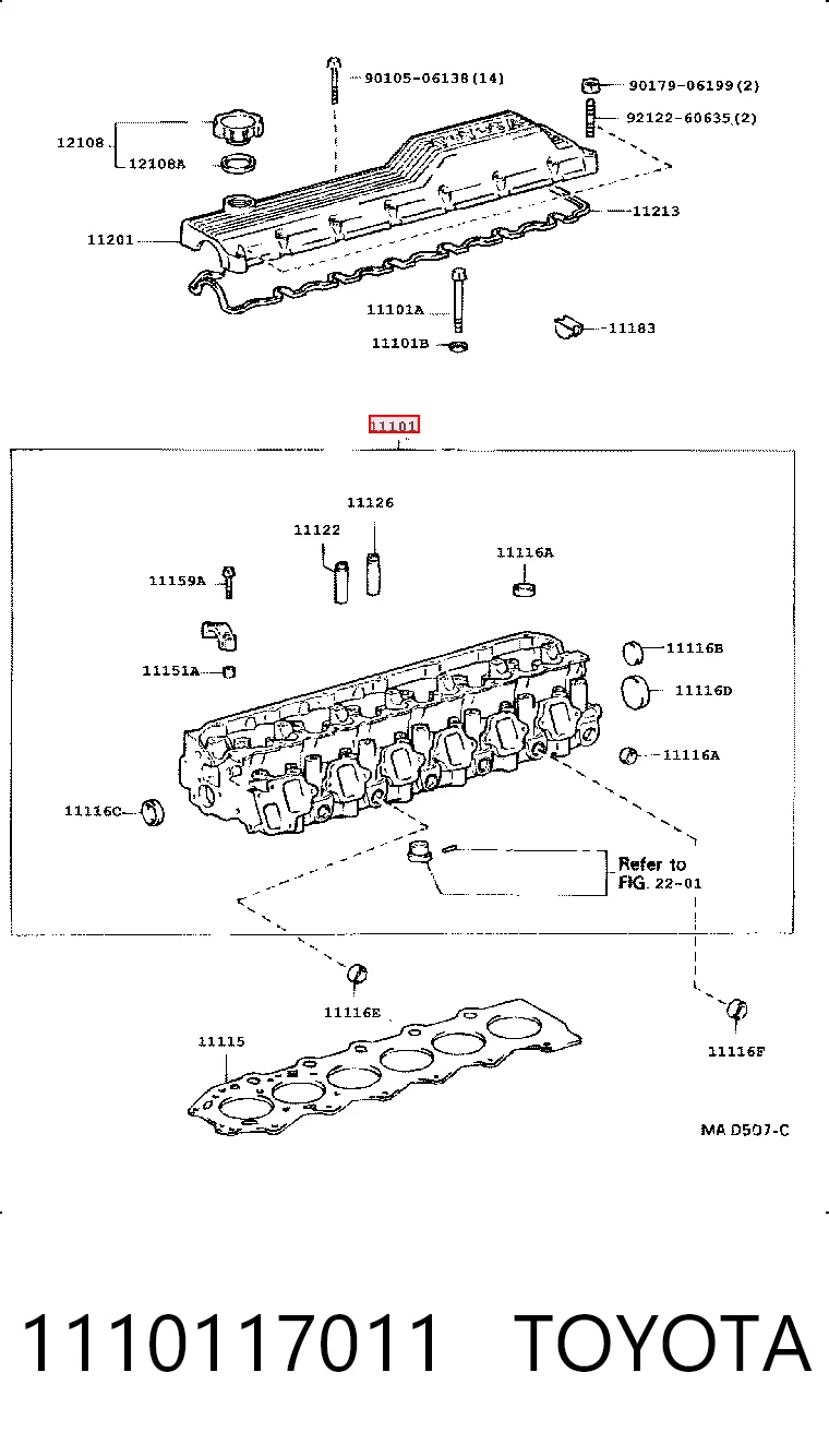 Cabeça de motor (CBC) para Toyota Land Cruiser J8