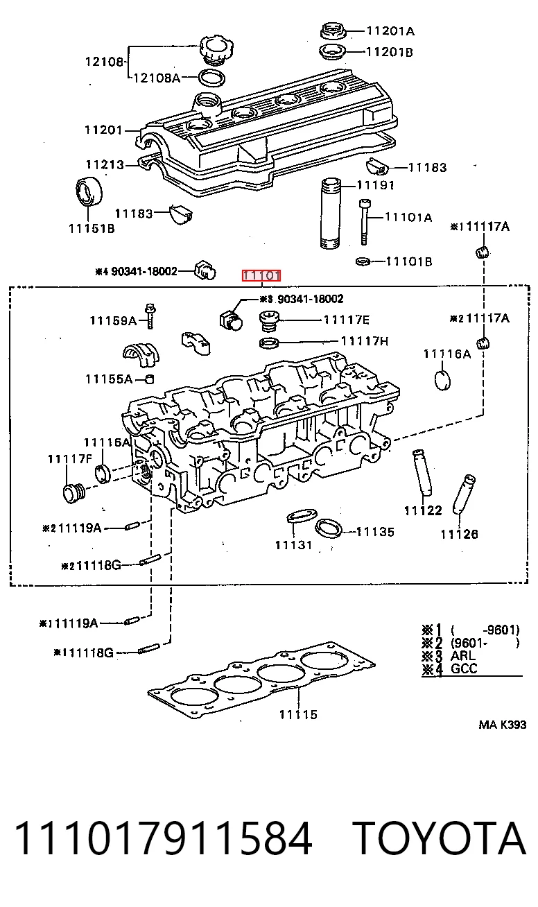 Cabeça de motor (CBC) Toyota Camry  V10 ao melhor preço