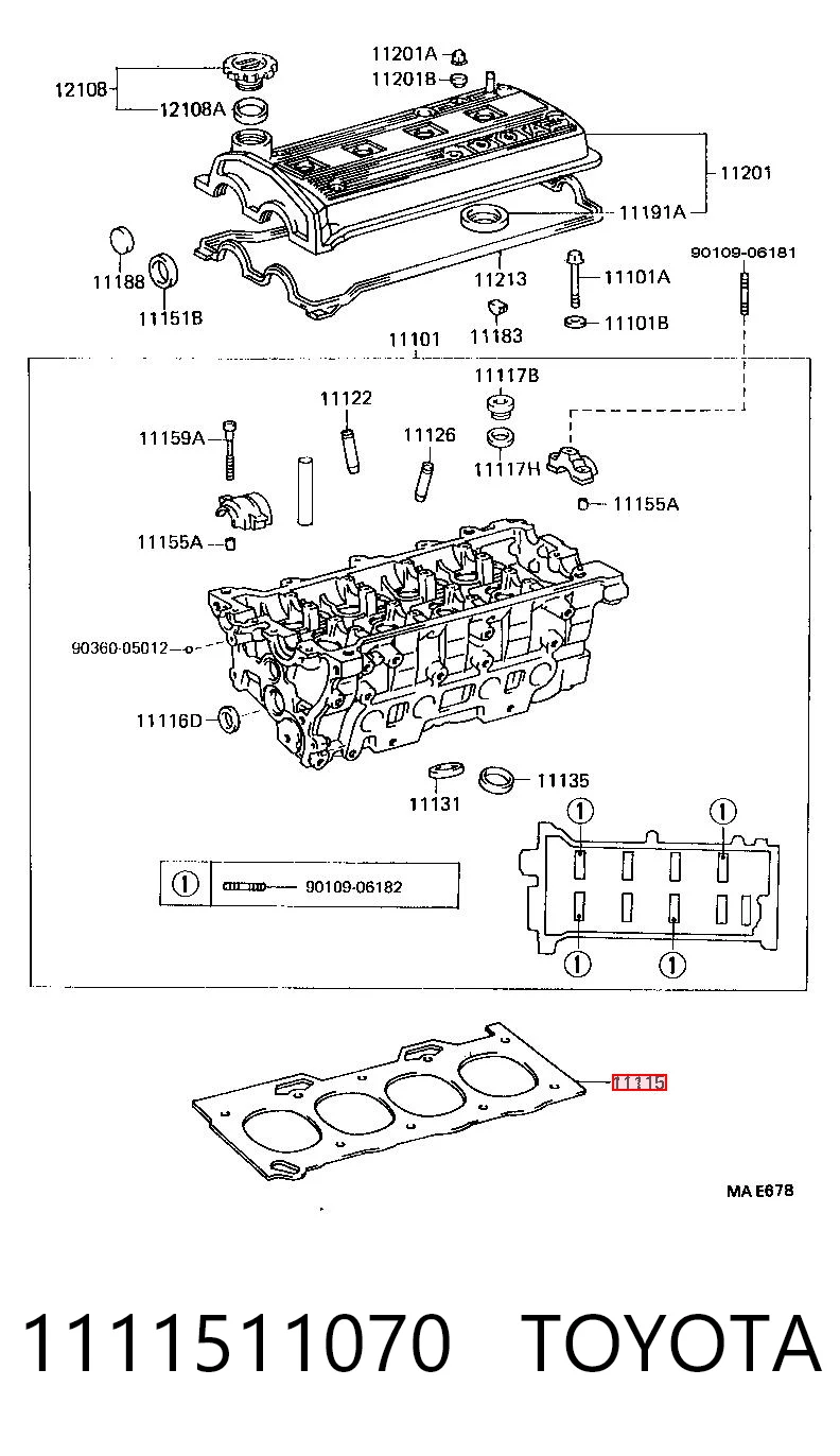 Vedante de cabeça de motor (CBC) Eristic EG038 preço, a partir de 21,55 USD