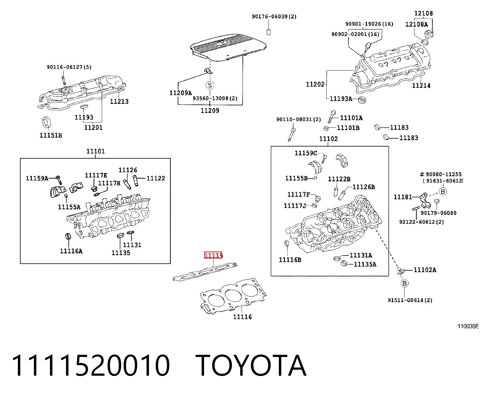 1111520010 Toyota