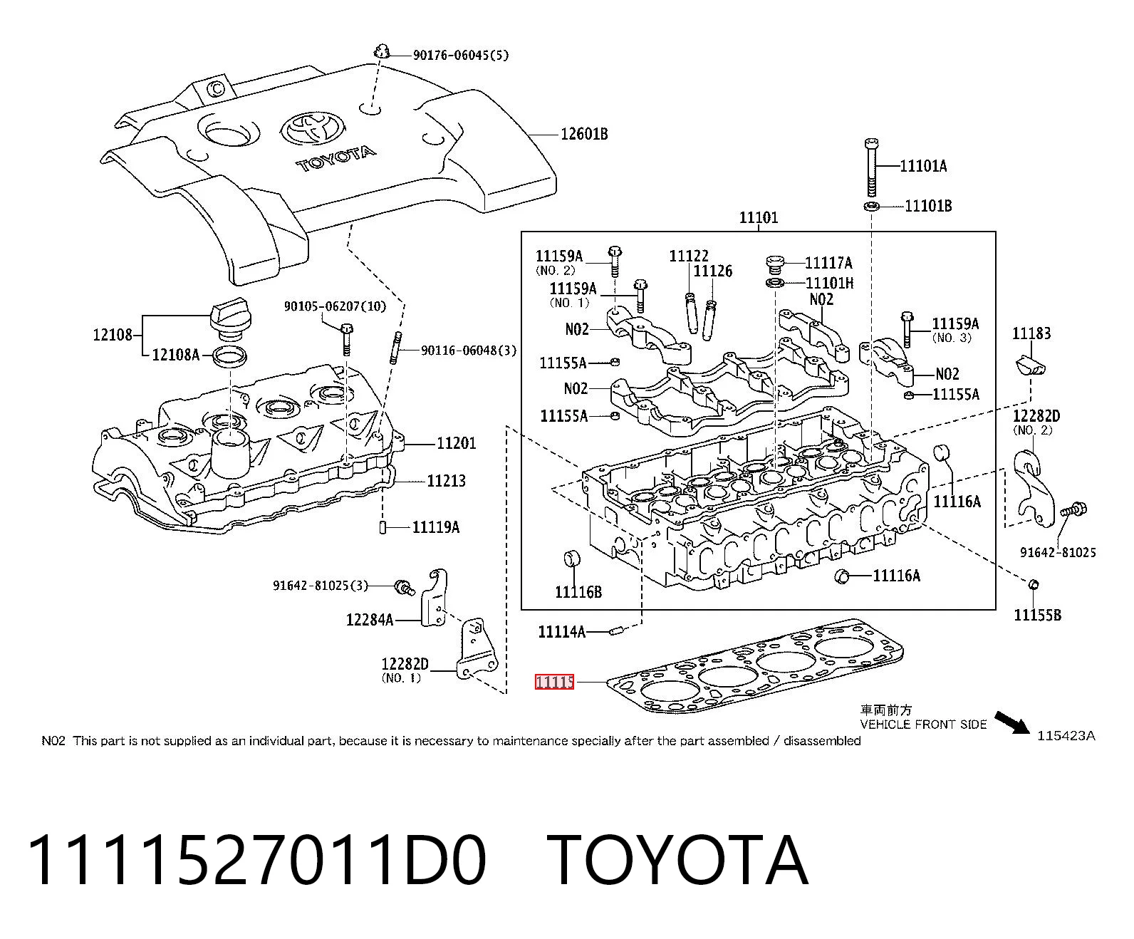 1111527011D0 Toyota