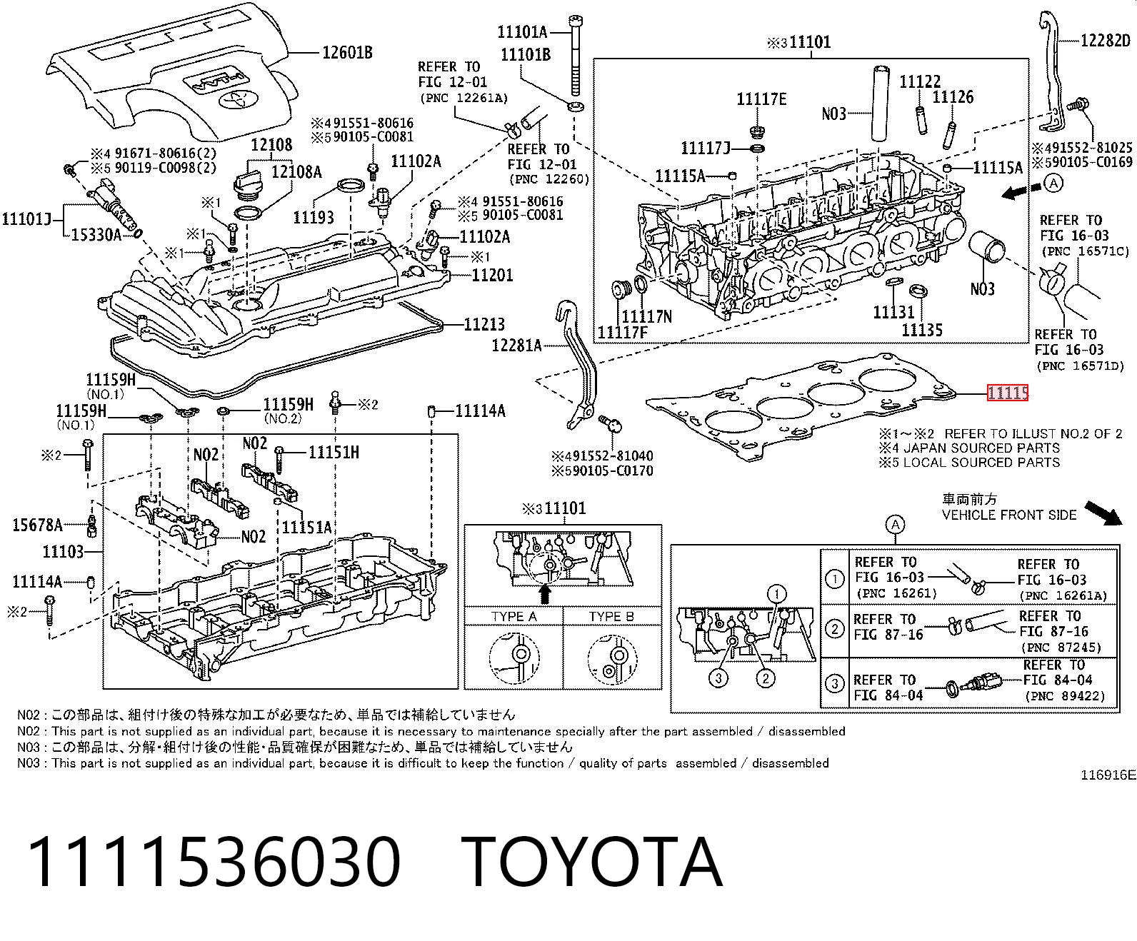 1111536030 Toyota
