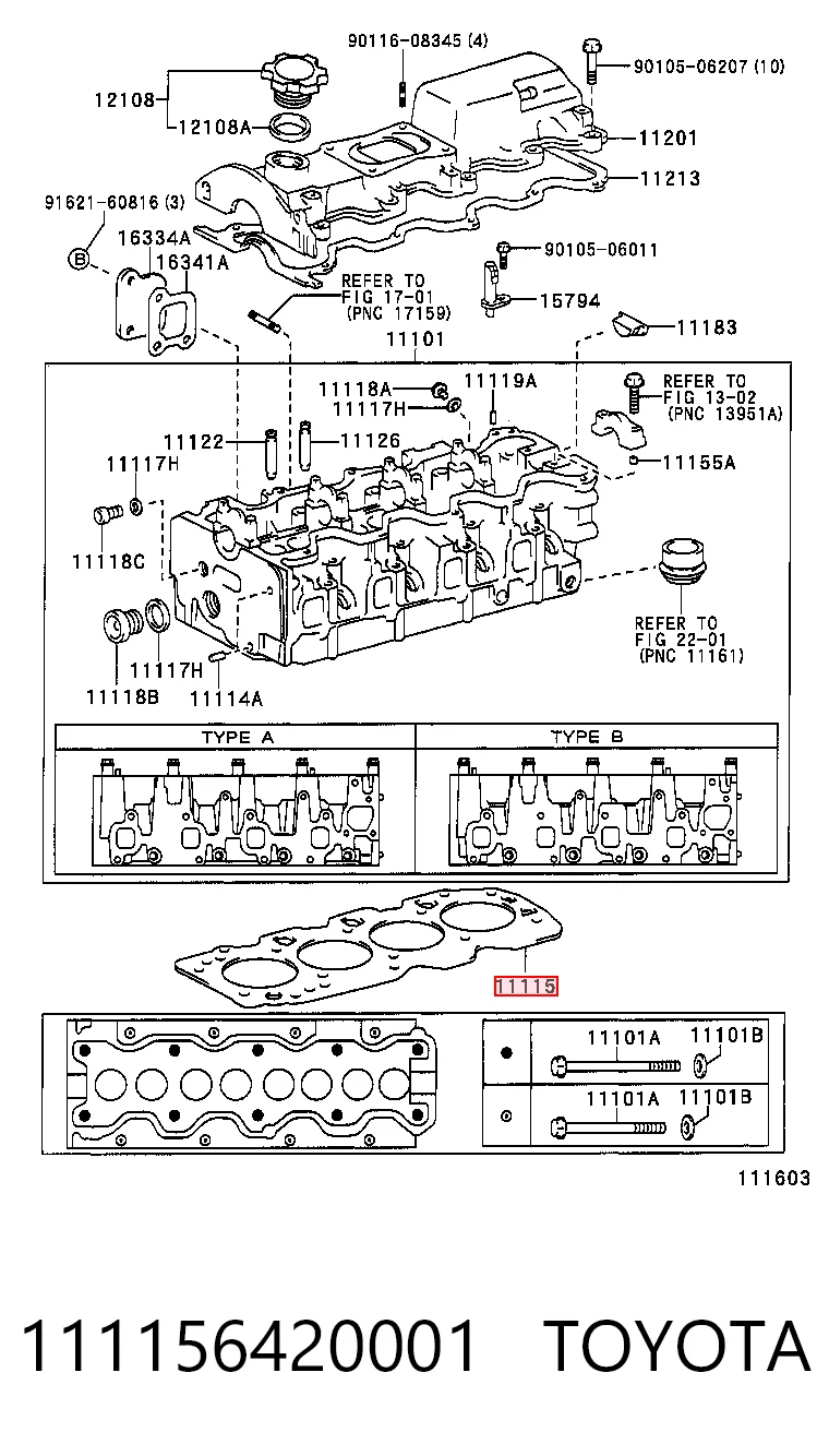 111156420001 Toyota