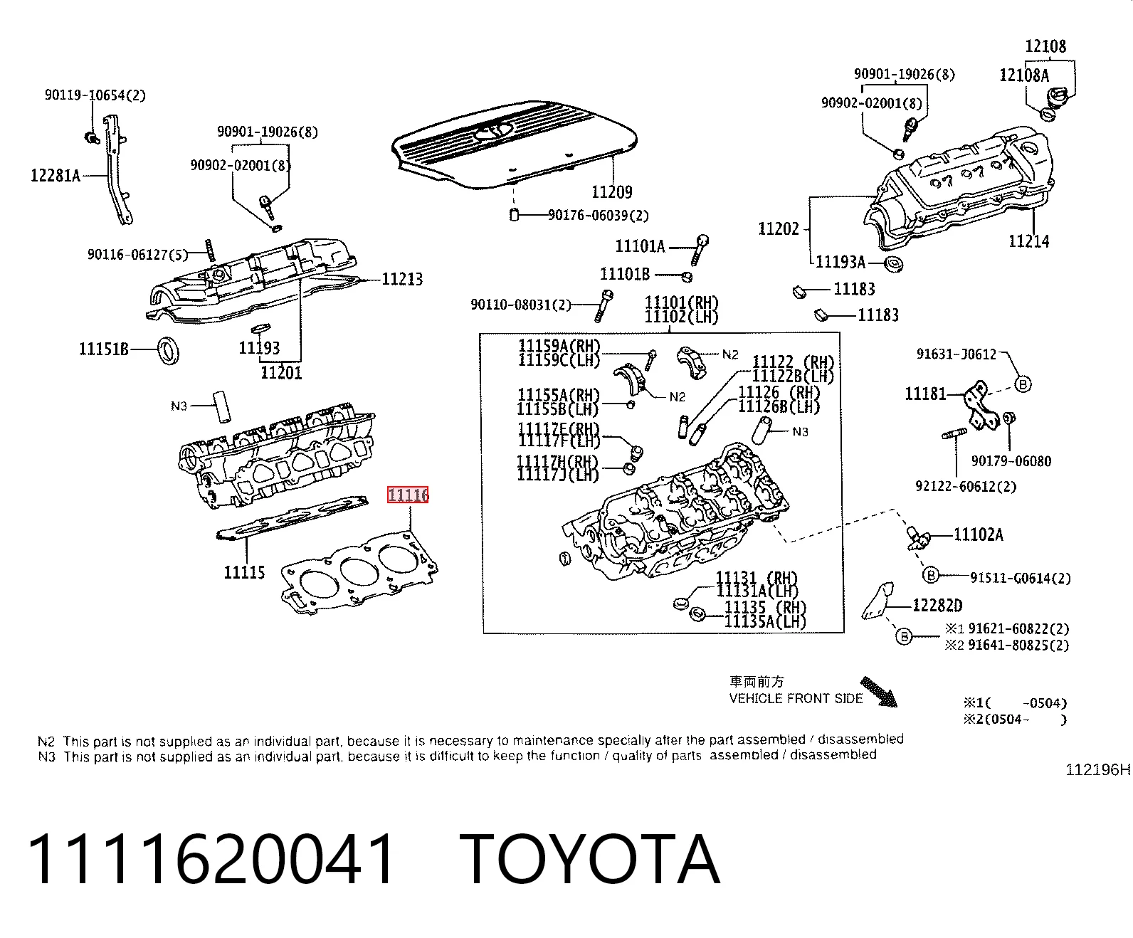 1111620041 Toyota