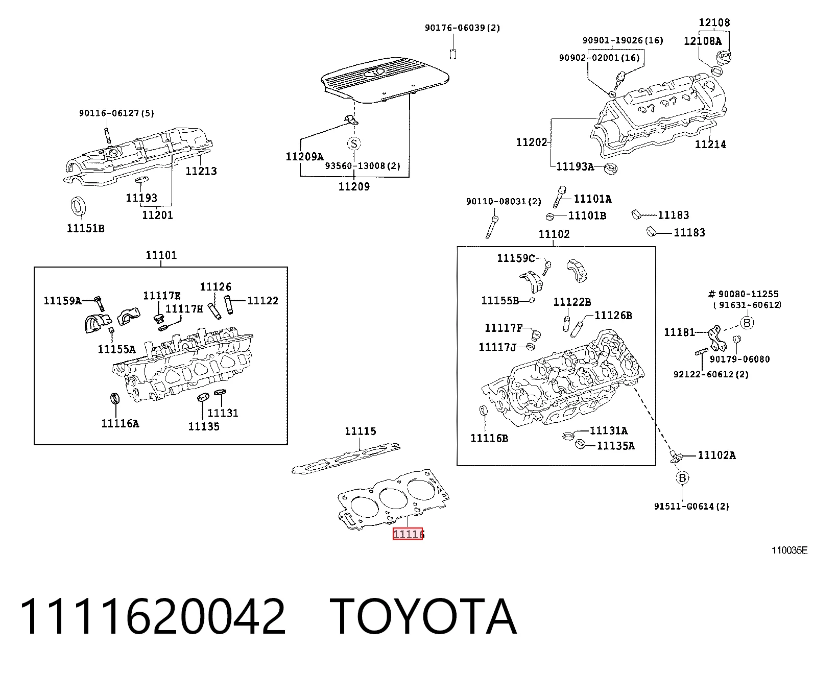 1111620042 Toyota