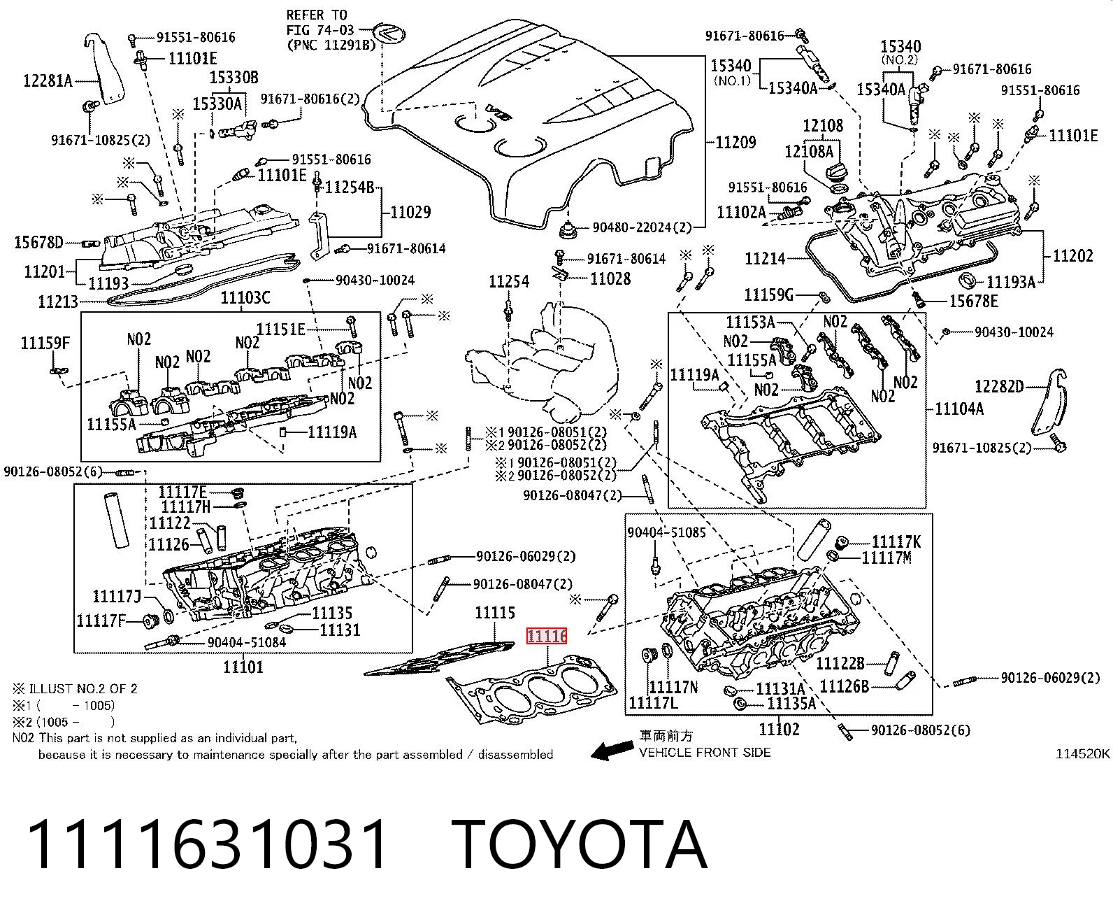 1111631031 Toyota