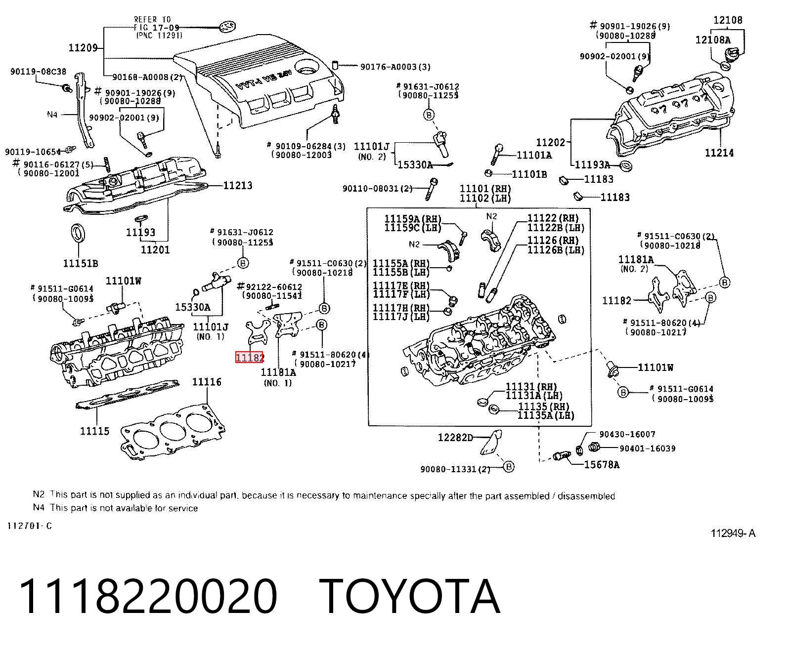 1118220020 Toyota