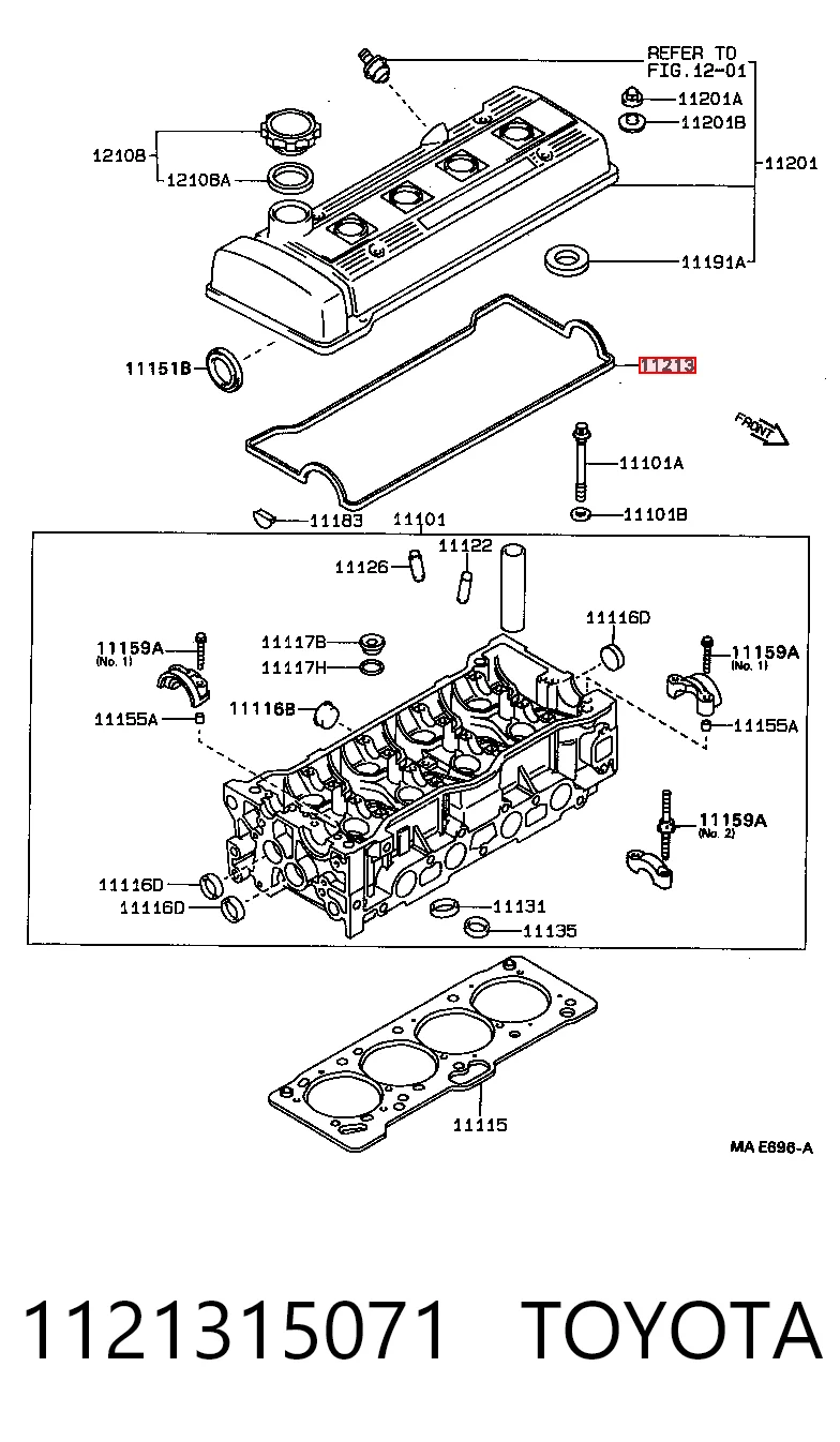 Compre 1121302080 FAW Vedante de tampa de válvulas de motor