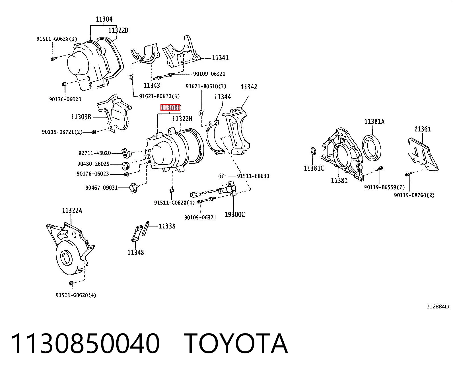 1130850040 Toyota