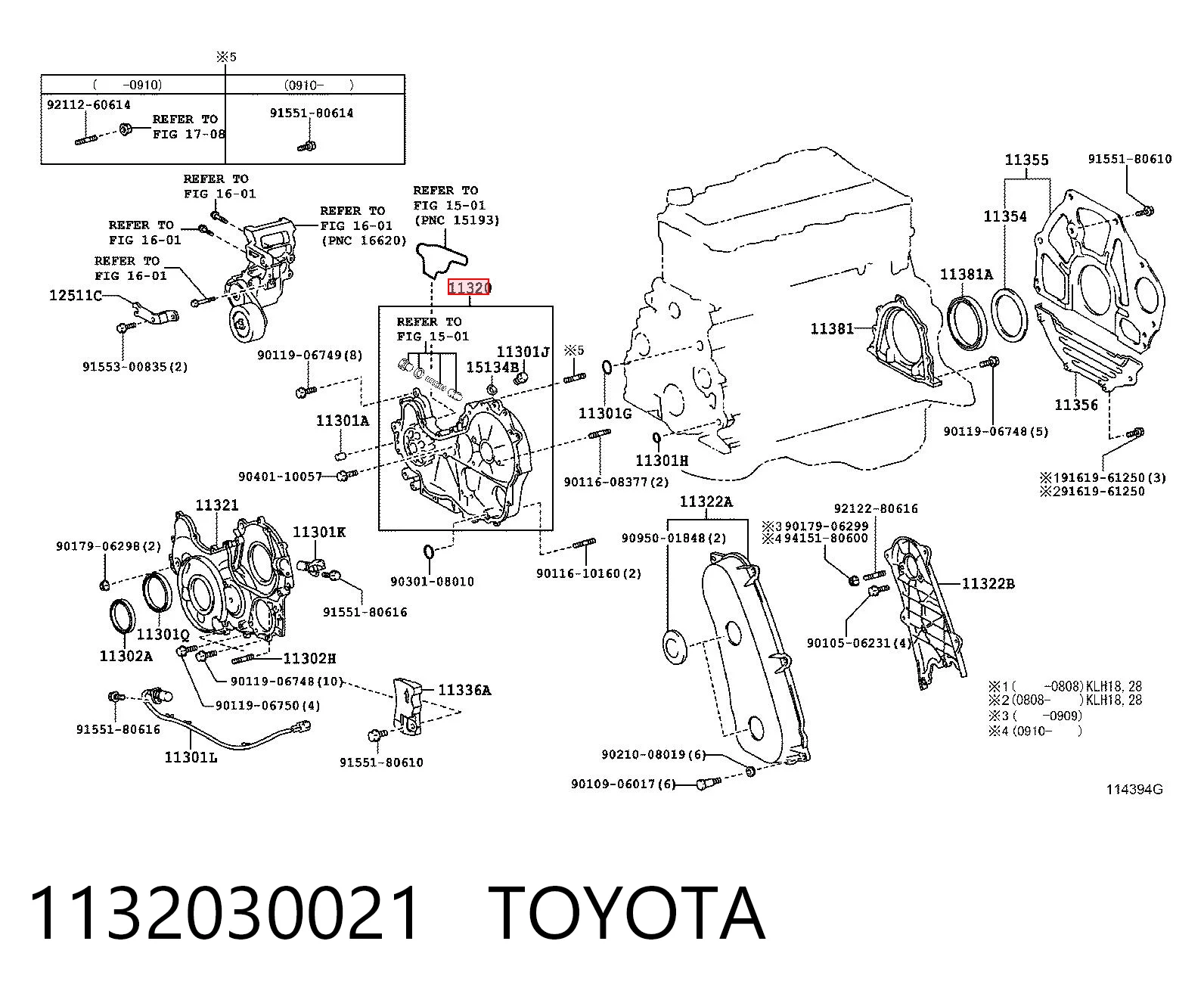 1132030021 Toyota 
