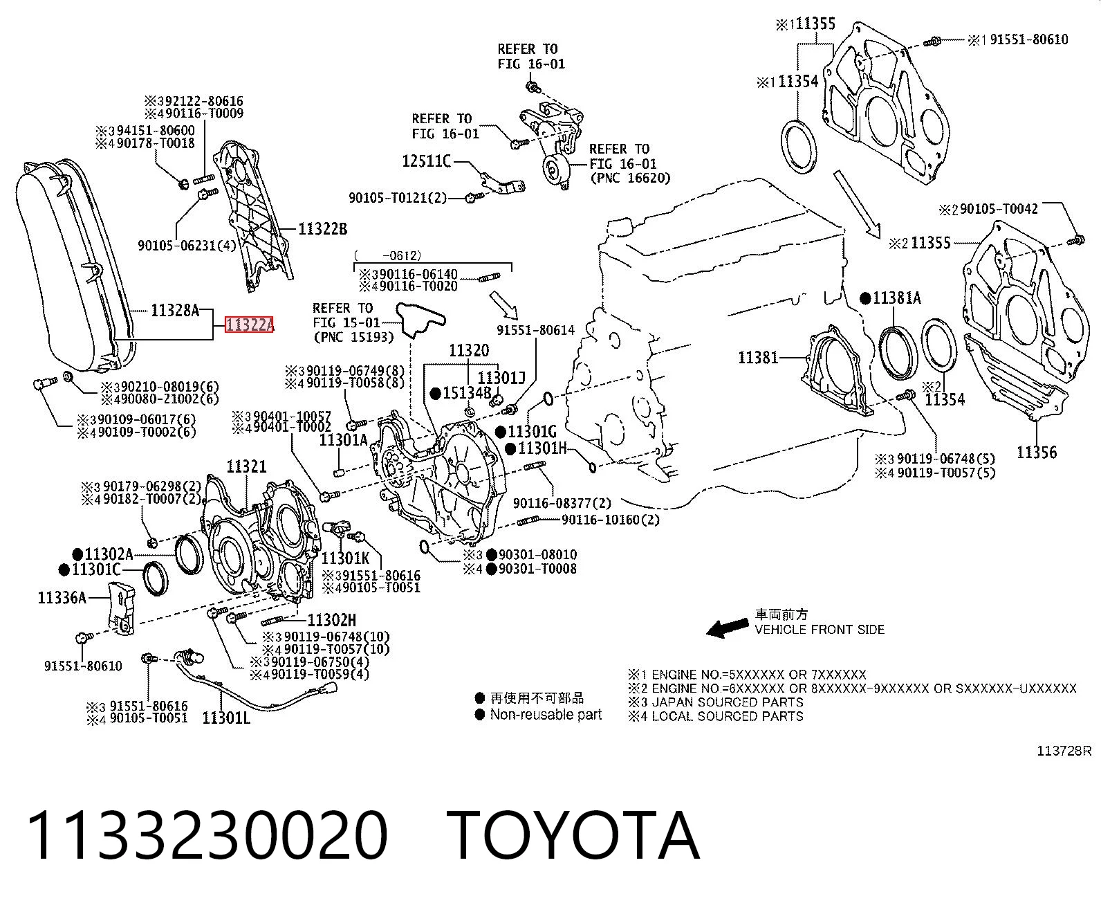 1133230020 Toyota 